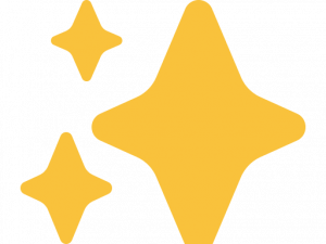 Emoji Sparkles PNG Picture