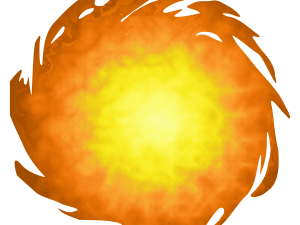 Fire Ball No Background