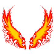 Fire Wings PNG Cutout