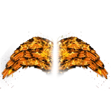 Fire Wings PNG Images