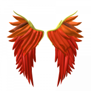 Fire Wings PNG Photo
