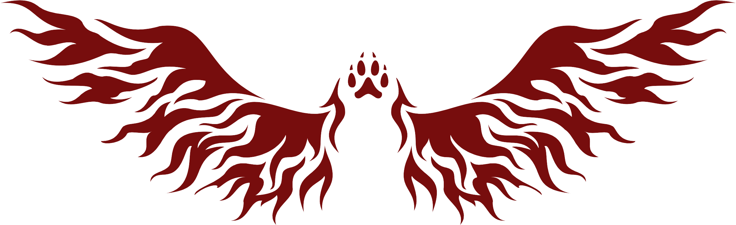 Fire Wings PNG Pic