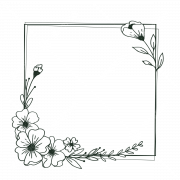 Floral Border PNG Pic