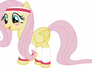 cartoon pony, colorful character, animated equine, playful design, Fluttershy PNG