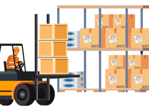 Forklift PNG Cutout