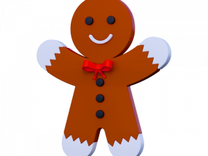 Gingerbread Man PNG Clipart