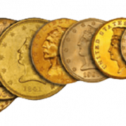 Gold Coins PNG Images HD