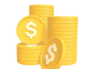 Gold Coins PNG Photo