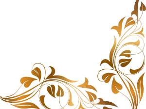 Gold Flower PNG File