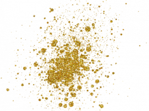 Gold Sparkle No Background