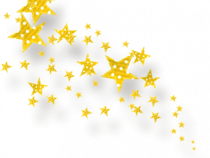 gold stars, starry background, celestial decoration, whimsical design, Gold Sparkle PNG