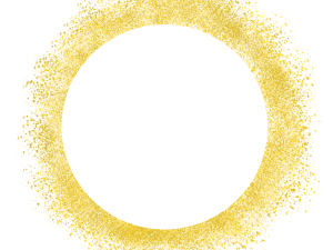 golden sunburst, radiant circle, decorative frame, bright outline, Gold Sparkle PNG