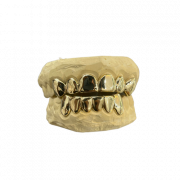Gold Teeth PNG Image