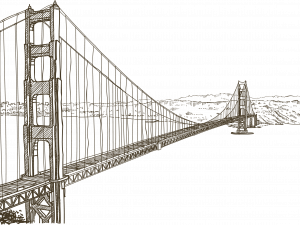 Golden Gate Bridge PNG Clipart