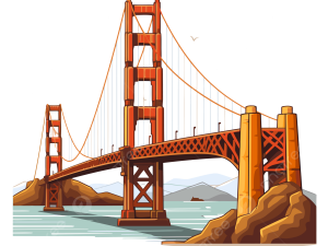 Golden Gate Bridge PNG Cutout