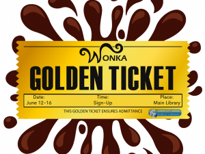 Golden Ticket Background PNG