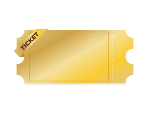 Golden Ticket Transparent