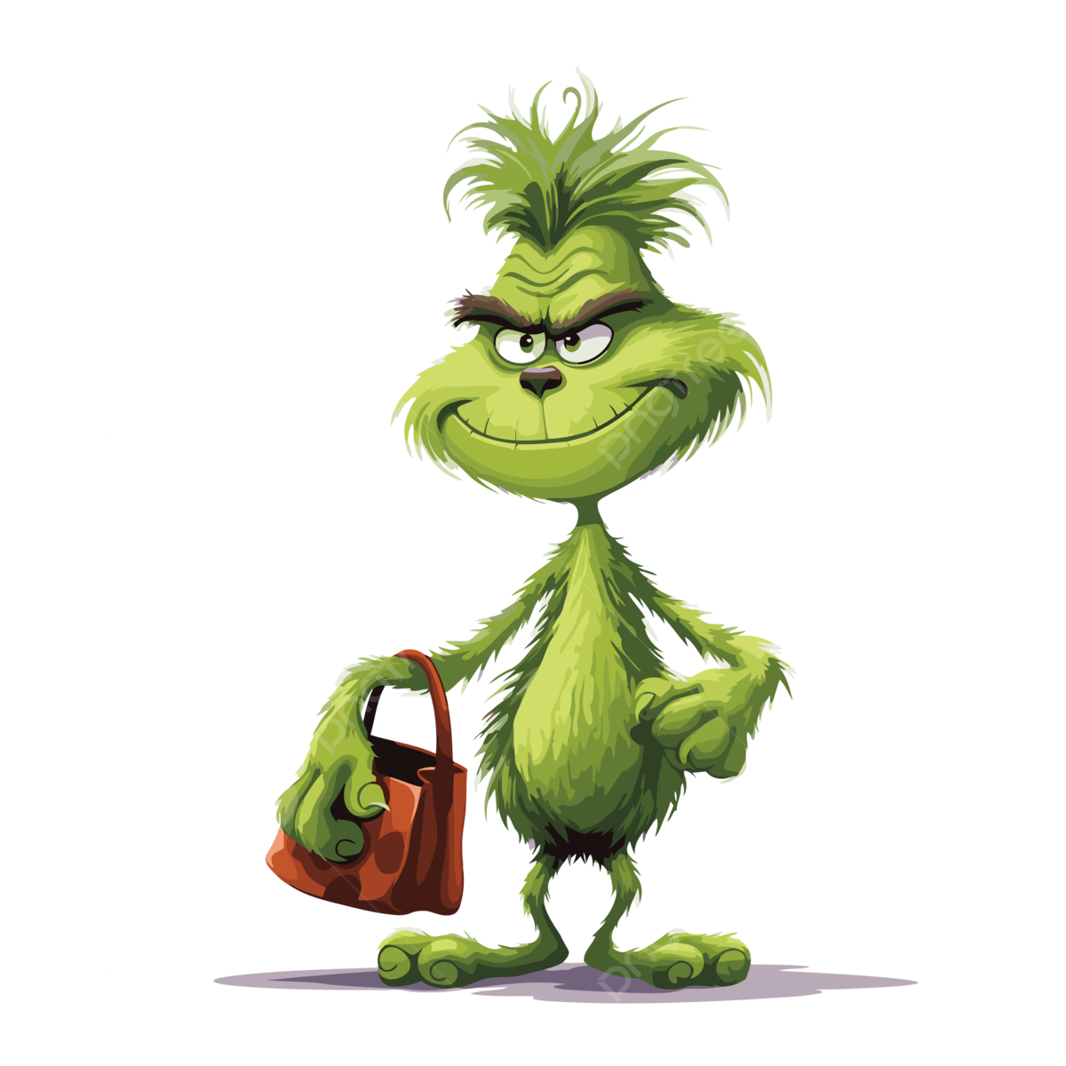Grinch Hand PNG Image File