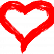 Hand Drawn Heart PNG HD Image