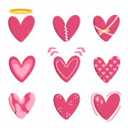 Hand Drawn Heart PNG Images