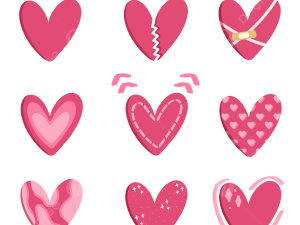 Hand Drawn Heart PNG Images