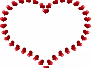 Heart Border Background PNG