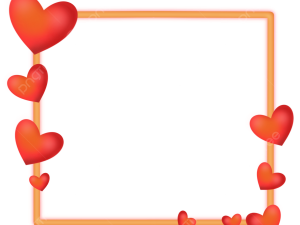 Heart Border PNG Photo