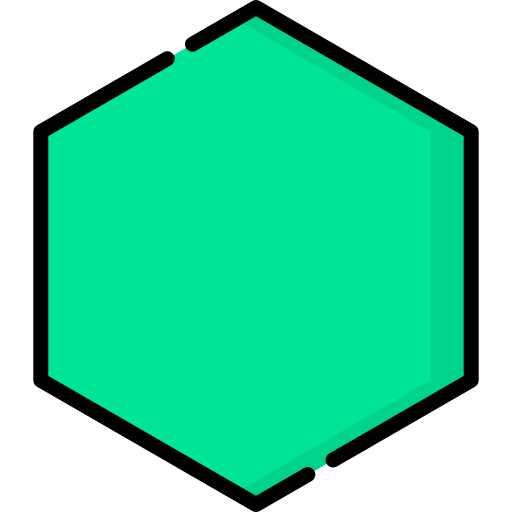 Hexagon Shape PNG Image HD