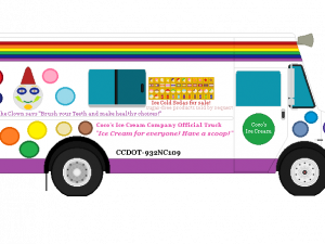 Ice Cream Truck PNG File