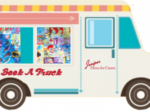 Ice Cream Truck PNG Free Image