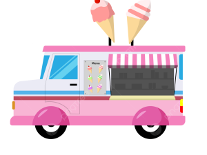 Ice Cream Truck PNG Image