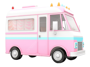 Ice Cream Truck PNG Images