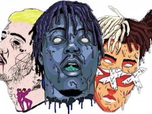 artistic illustration, hip-hop culture, vibrant portraits, music-inspired artwork, Juice Wrld PNG