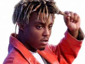 music artist, hip-hop performer, stylish fashion, expressive hairstyle, Juice Wrld PNG