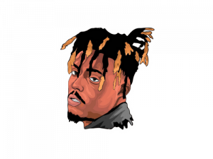 illustration of rapper, artistic portrait, hip-hop culture, music icon, Juice Wrld PNG