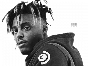 musician portrait, hip-hop style, urban fashion, expressive gaze, Juice Wrld PNG