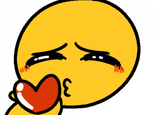 Kiss Emoji PNG Clipart