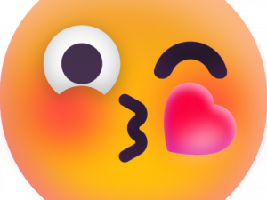 Kiss Emoji PNG Image