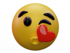 Kiss Emoji PNG Image HD