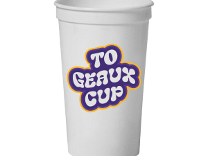 disposable cup, beverage container, printed cup, party supplies, Lean Cup PNG