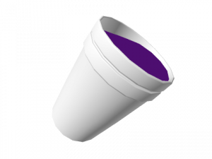 purple drink, styrofoam cup, beverage container, party cup, Lean Cup PNG