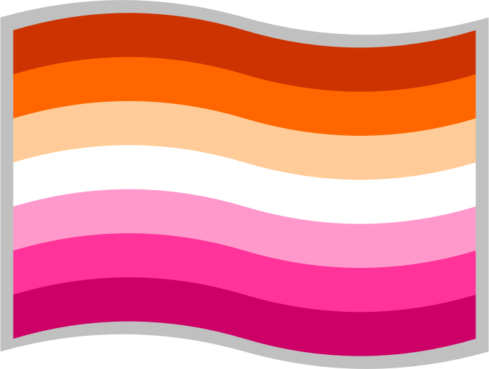 Lesbian Flag PNG HD Image