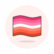 Lesbian Flag PNG Image