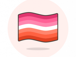 Lesbian Flag PNG Image