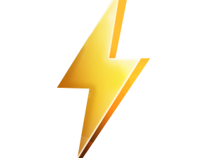 Lightening Bolt Background PNG