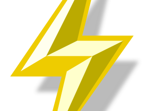 Lightening Bolt PNG Image