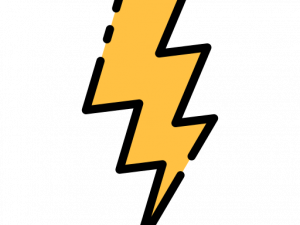 Lightening Bolt PNG Image File