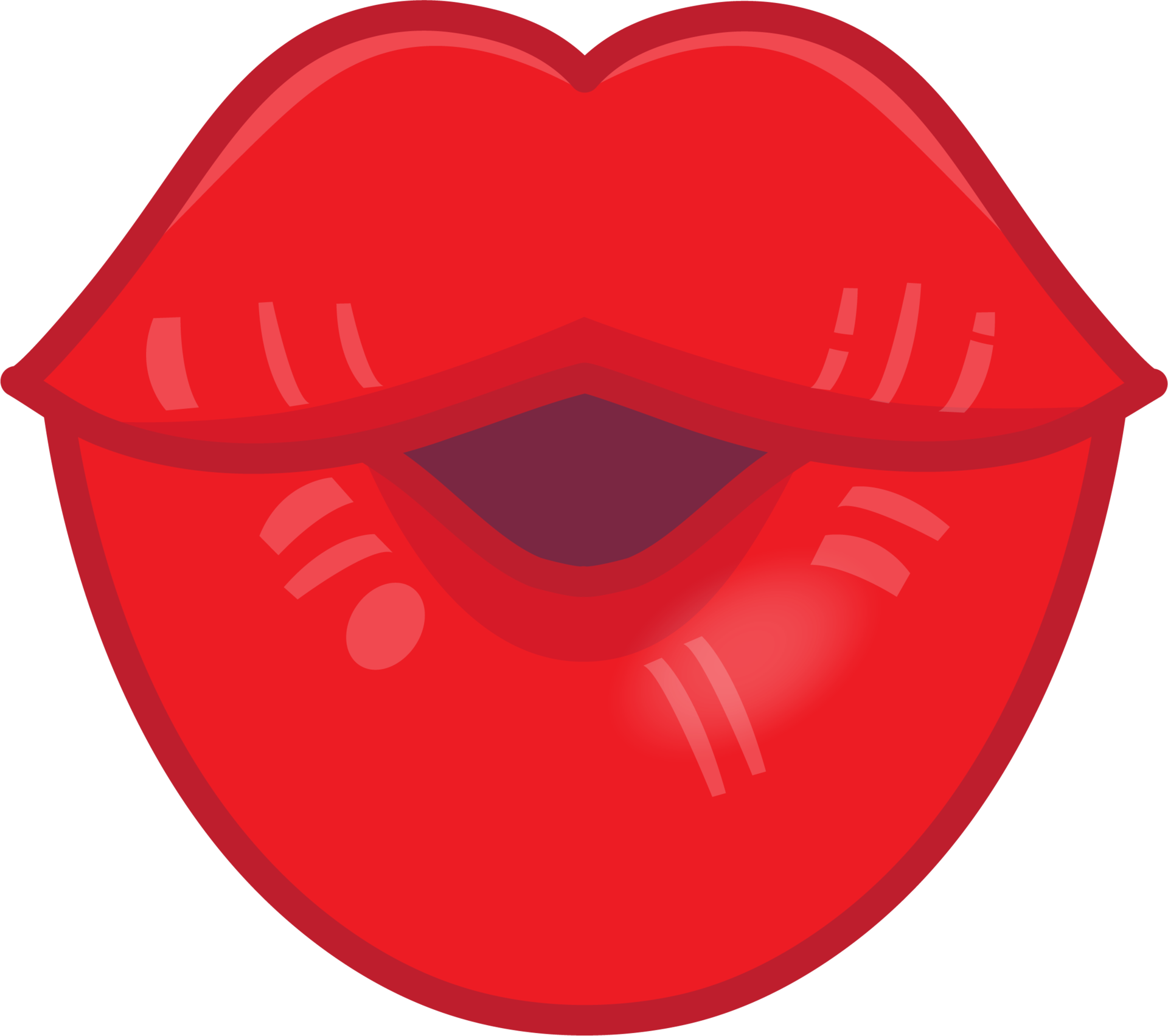 Lipstick Kiss PNG Transparent Images