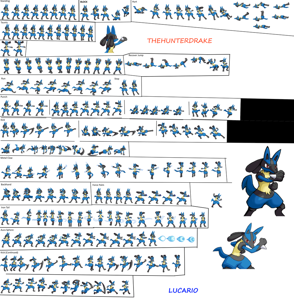 Lucario PNG Clipart