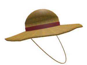 Luffy Straw Hat PNG Cutout